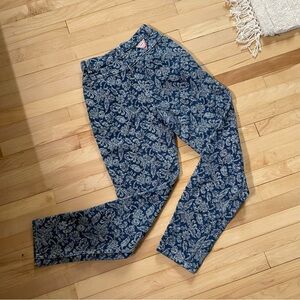 Vintage Santana High-Waisted Jeans w. Sparkly Embroidery